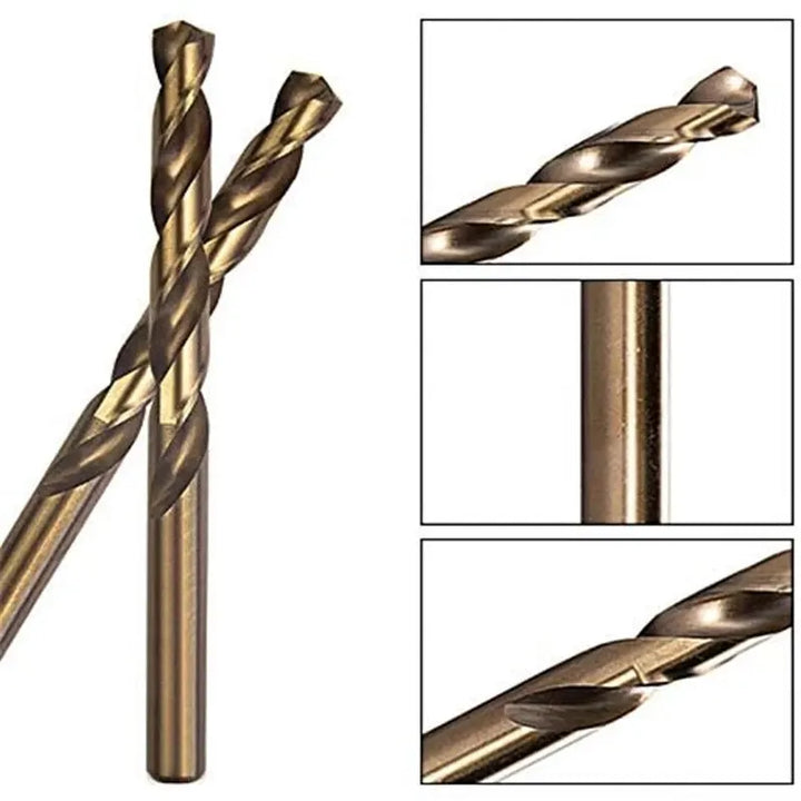 M35 5% Cobalt Twist Drill Bit Set 3/4/5/6 mm - CobaltDrill