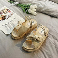 Espadrillesandaler med snøring - Sienna