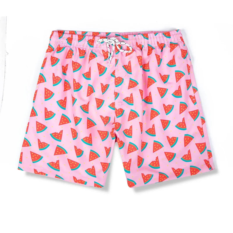 Men's Swim Shorts with Cheerful Print – Milo