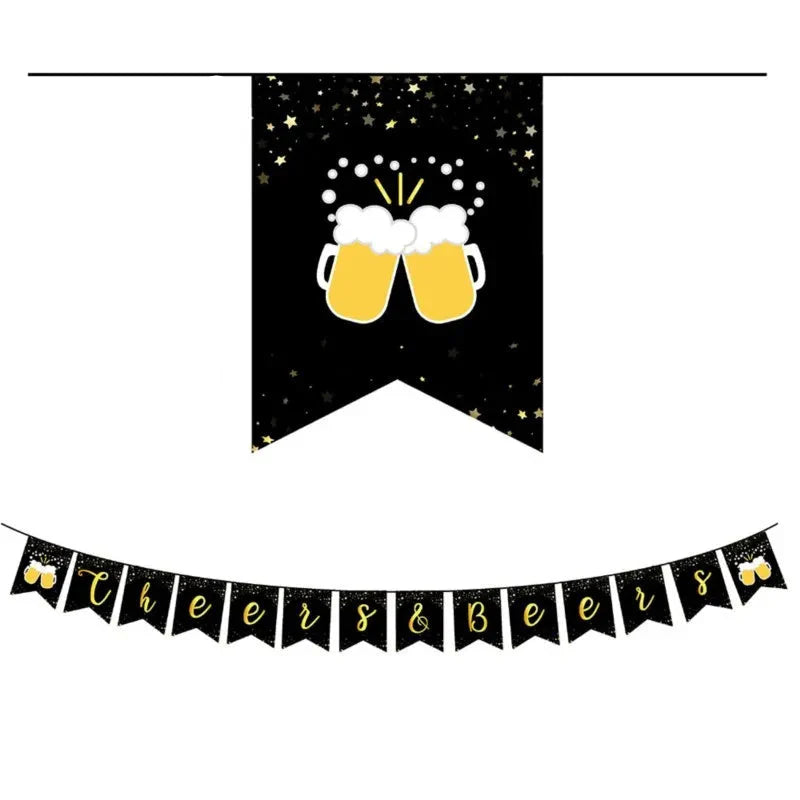 Disposable Party Tableware Set "Cheers & Beers" (for 16 Guests) – CheersSet Oktoberfest 2025
