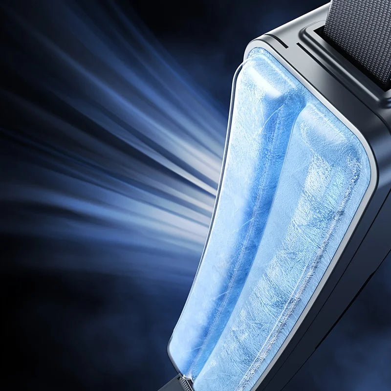 Tragbarer Bauch- und Nackenventilator – Veyra – (USB wiederaufladbar)