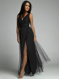 Stylish V-Neck Dress - Mindy