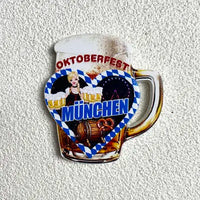 Refrigerator Magnet "Munich 3D" – Bavaria Magnet (1+1 Free) Oktoberfest 2025