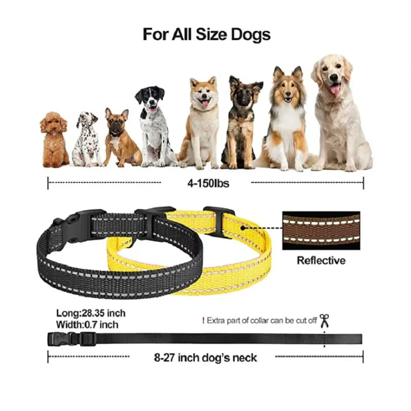 Wiederaufladbarer elektrischer Hundetrainingshalsband mit Fernbedienung und 1000 m Reichweite – PetControl