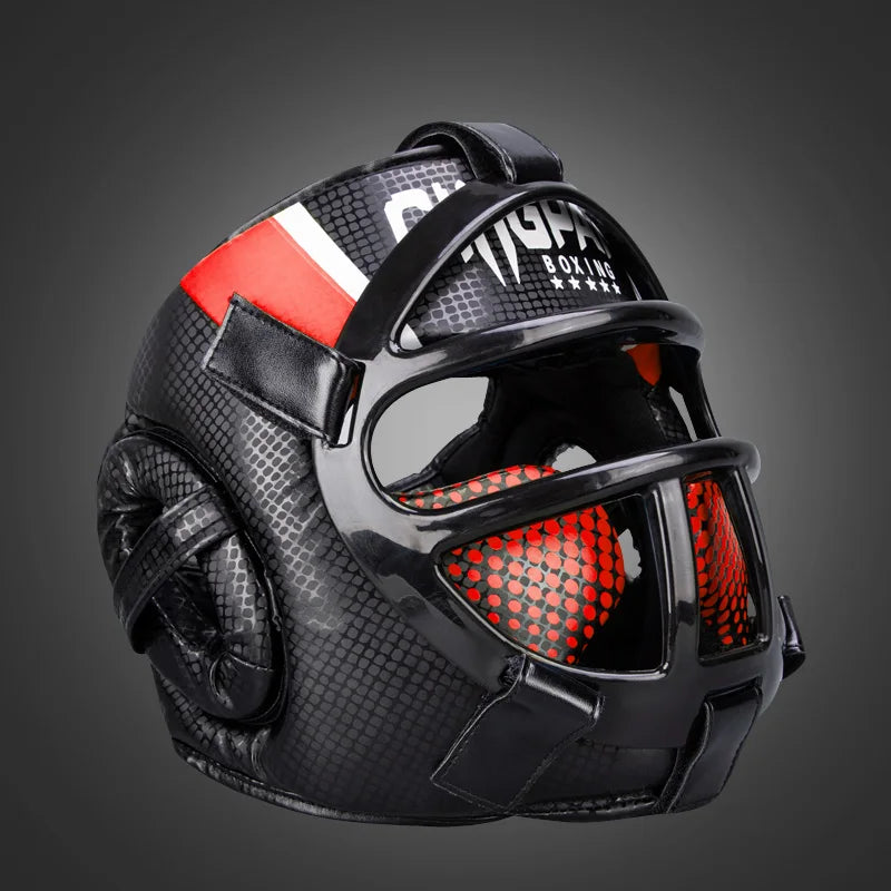 Premium Head Protection with Face Shield – FightGuard