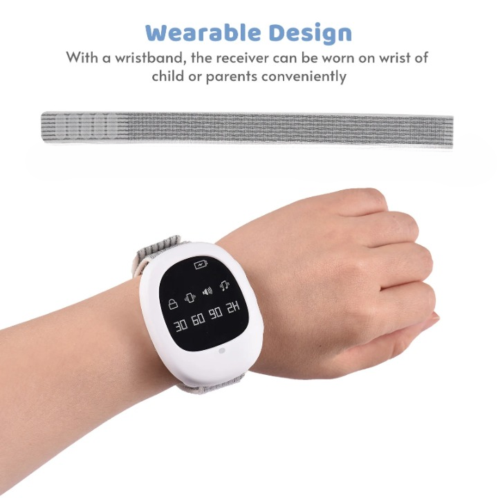 Wireless bedwetting alarm with adjustable modes for potty training – Liora