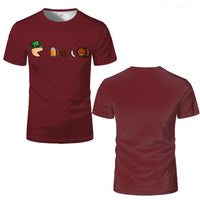 Oktoberfest T-Shirt with Cartoon Motifs – GaudiShirt Oktoberfest 2025