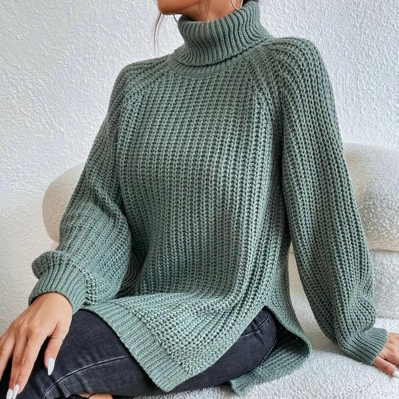 Turtleneck Sweater for Women - Velmora