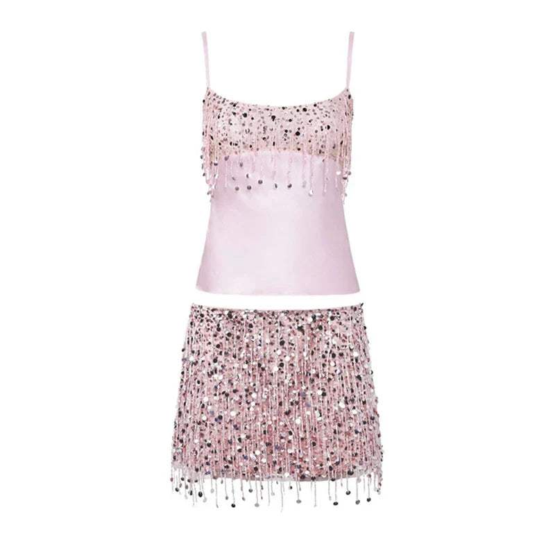 Sequin Tassel Bikini Set – Riviera