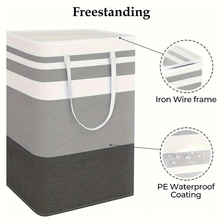 75L Large Laundry Basket with Handles and Foldable Design – Solen