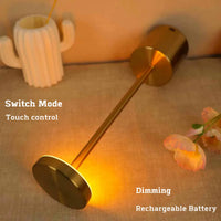 Drahtlose Metall-LED-Tischlampe - LumiMetal