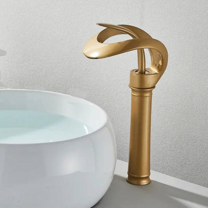 Mixing faucet with waterfall spout - Flowarc