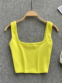 Seamless Crop Top in Solid Color – Zayra