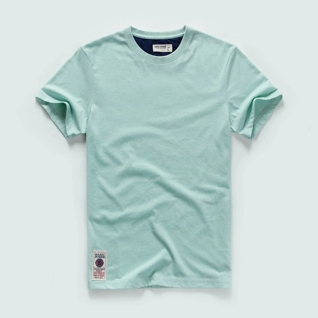 Classic cotton T-shirt with timeless look – Victor