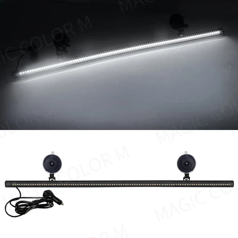 Tira de luz estroboscópica de 96 LED – Veyra – (Advertencia de emergencia para autos)
