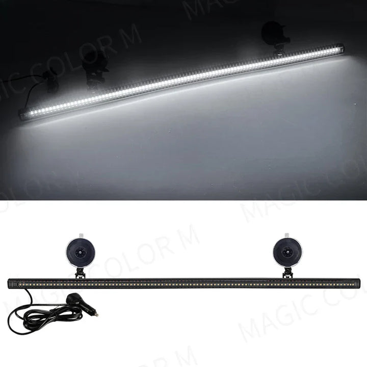 Tira de luz estroboscópica de 96 LED – Veyra – (Advertencia de emergencia para autos)