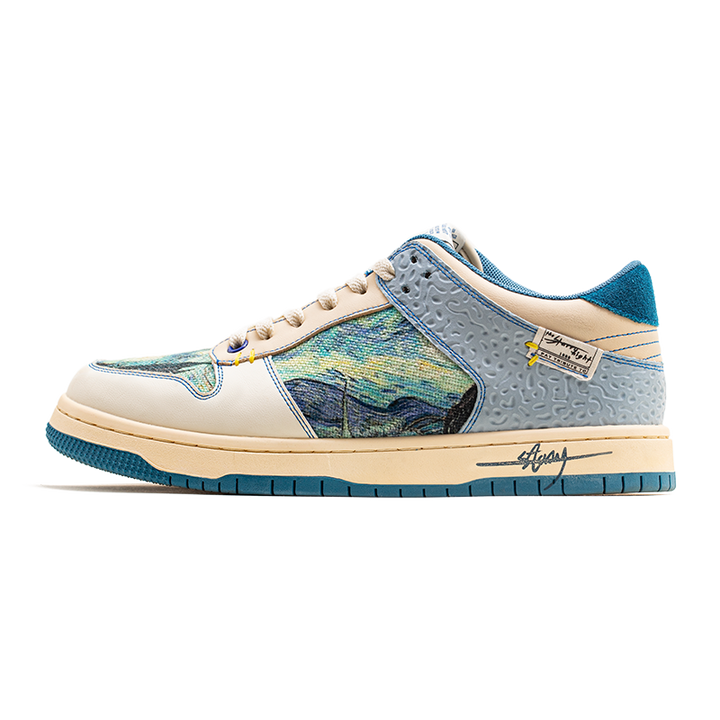 Künstlerische Unisex Sneakers mit Sternennacht-Design & Komfortsohle – Lior