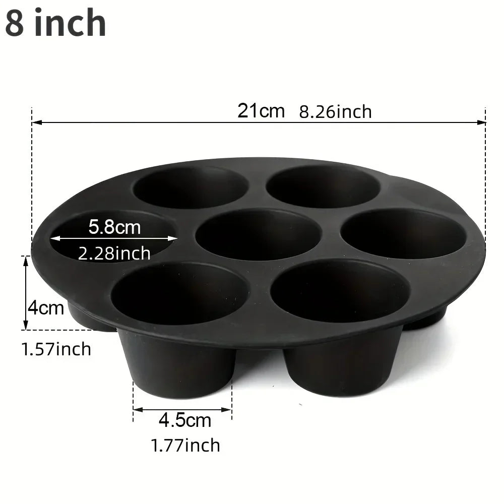 Silikon-Backform für Mikrowelle und Airfryer - FlexiBake