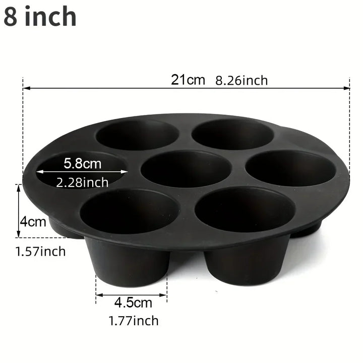 Silikon-Backform für Mikrowelle und Airfryer - FlexiBake