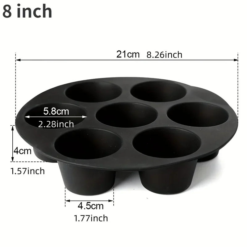 Silikon-Backform für Mikrowelle und Airfryer - FlexiBake