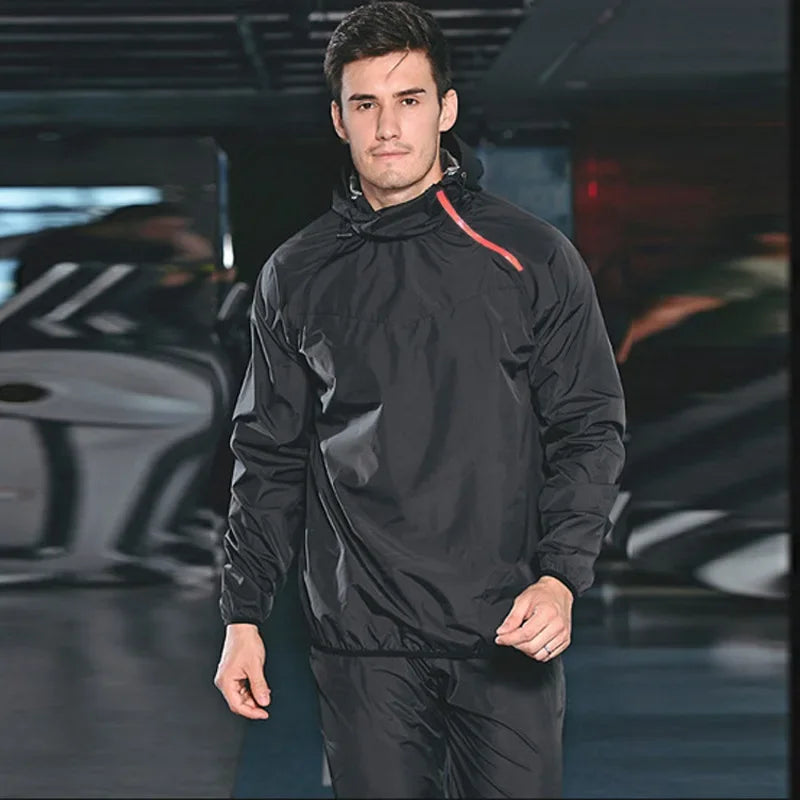 Lightweight Unisex Training Set with Zipper & Hood – Remo