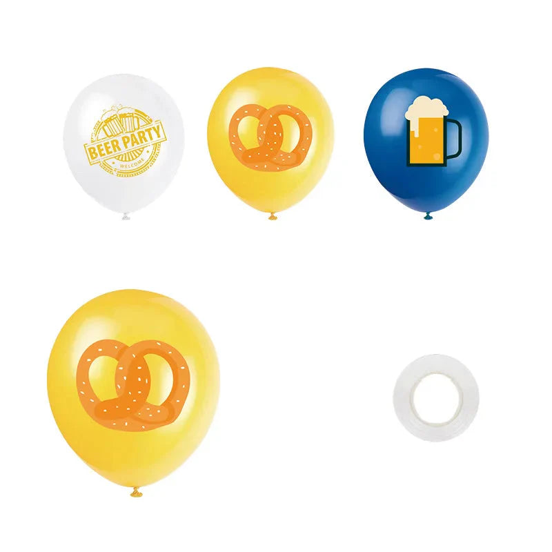 Party decoration set in Oktoberfest design – WiesnFreude Oktoberfest 2025