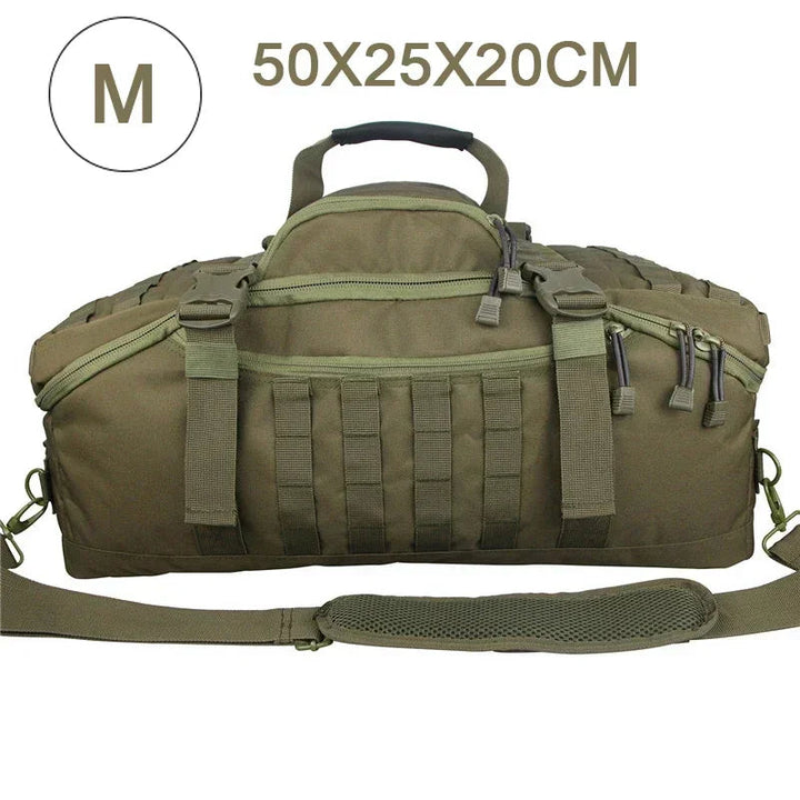 Large Tactical Travel Bag and Backpack - TrailTrek Duffle