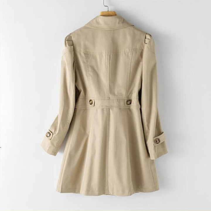 Stilig mellomstor trenchcoat for damer – Victoria
