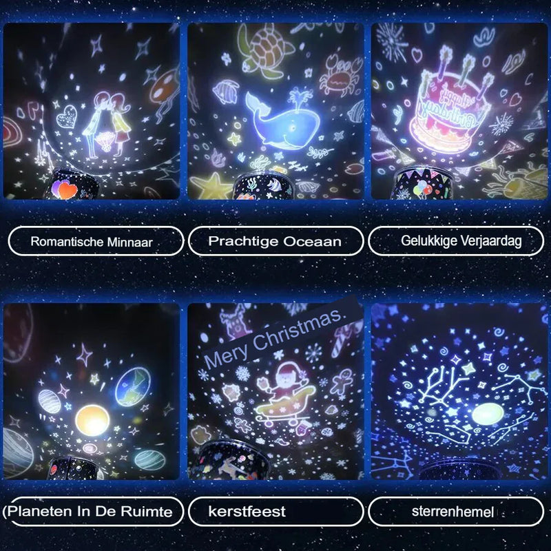 Luz nocturna con patrón único para niños - StarryDream