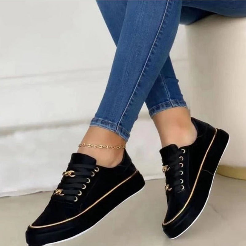 Behagelige slip-on damesneakers i fritidsstil – Melina