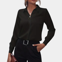 Elegant chiffon blouse for women – Amélie