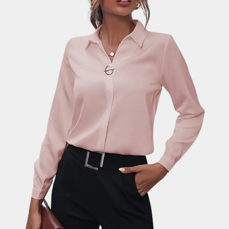 Elegant chiffon blouse for women – Amélie