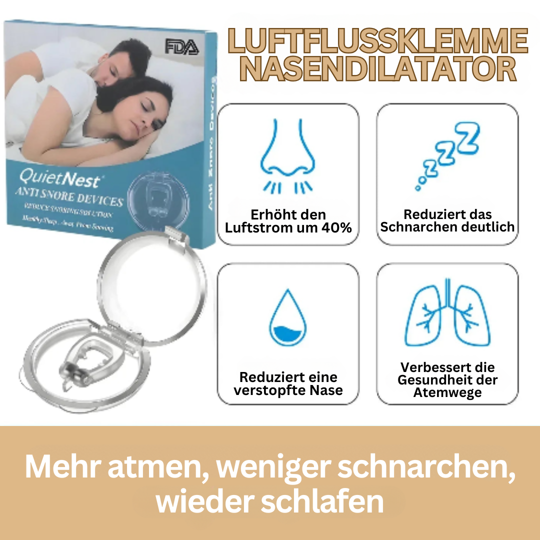Anti-Snoring Nose Clip – SilentBreathe