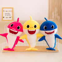 Syngende hai-bamse med musikk og lys – GlowShark