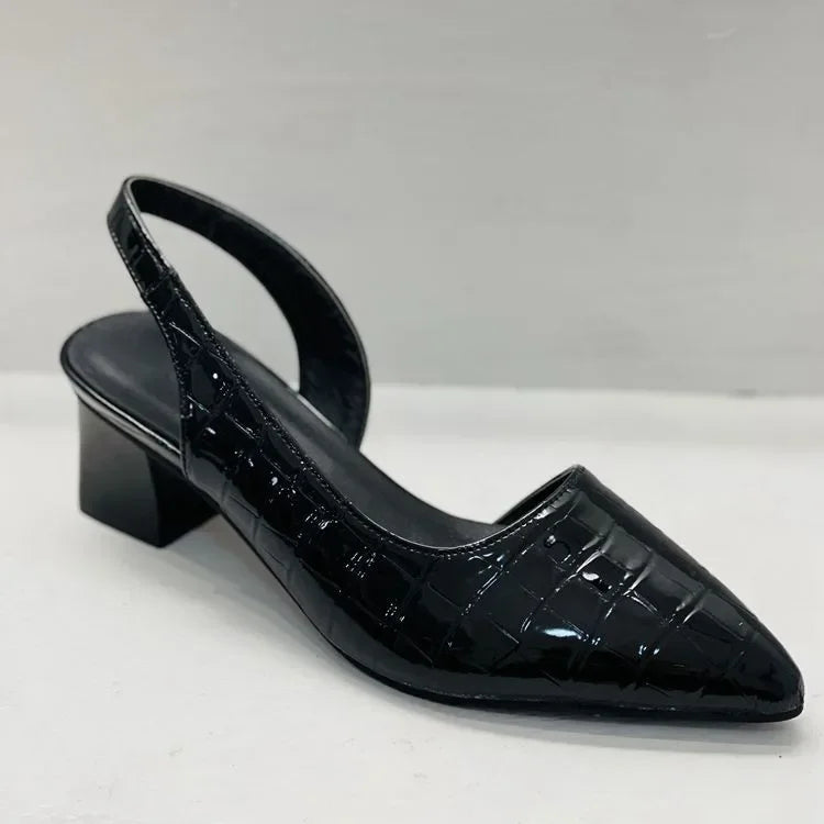 Slingback Pumps Mit Blockabsatz -  Annika