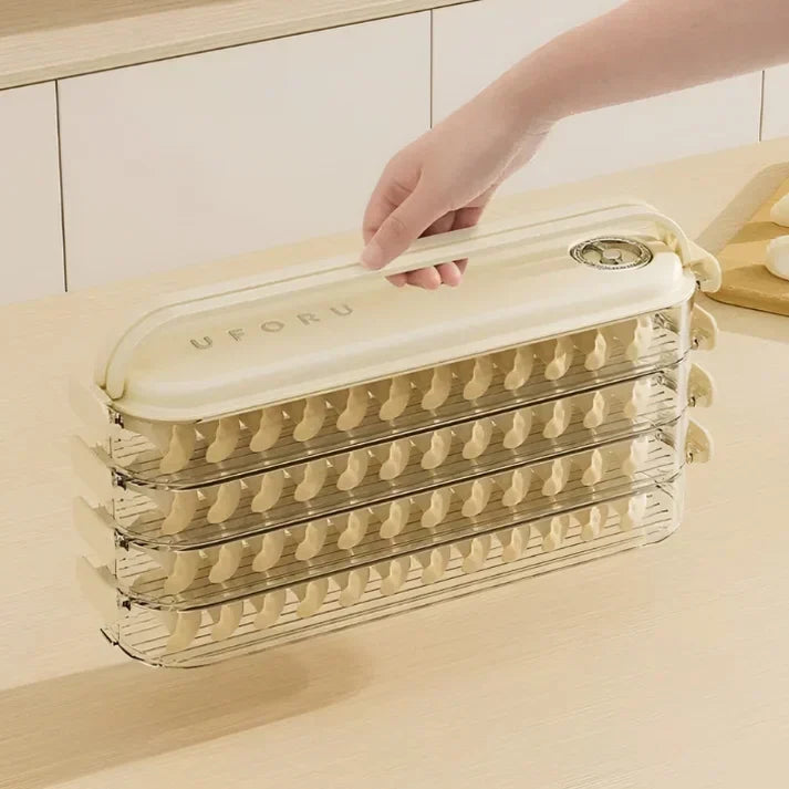 Stackable Fresh-Keeping Box with Lid – FridgeStack