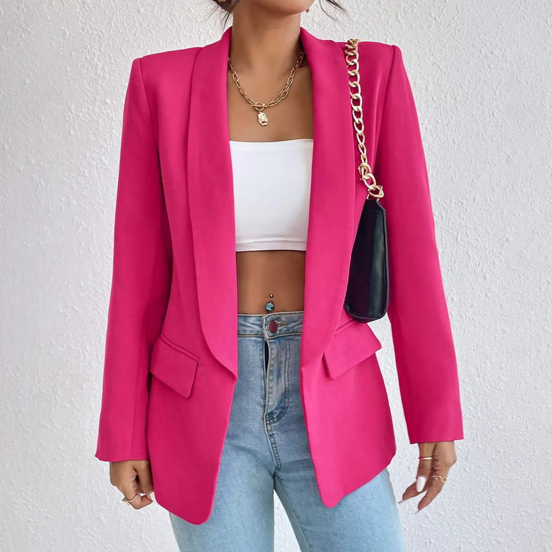 Office women's blazer made of polyester-cotton - Emma