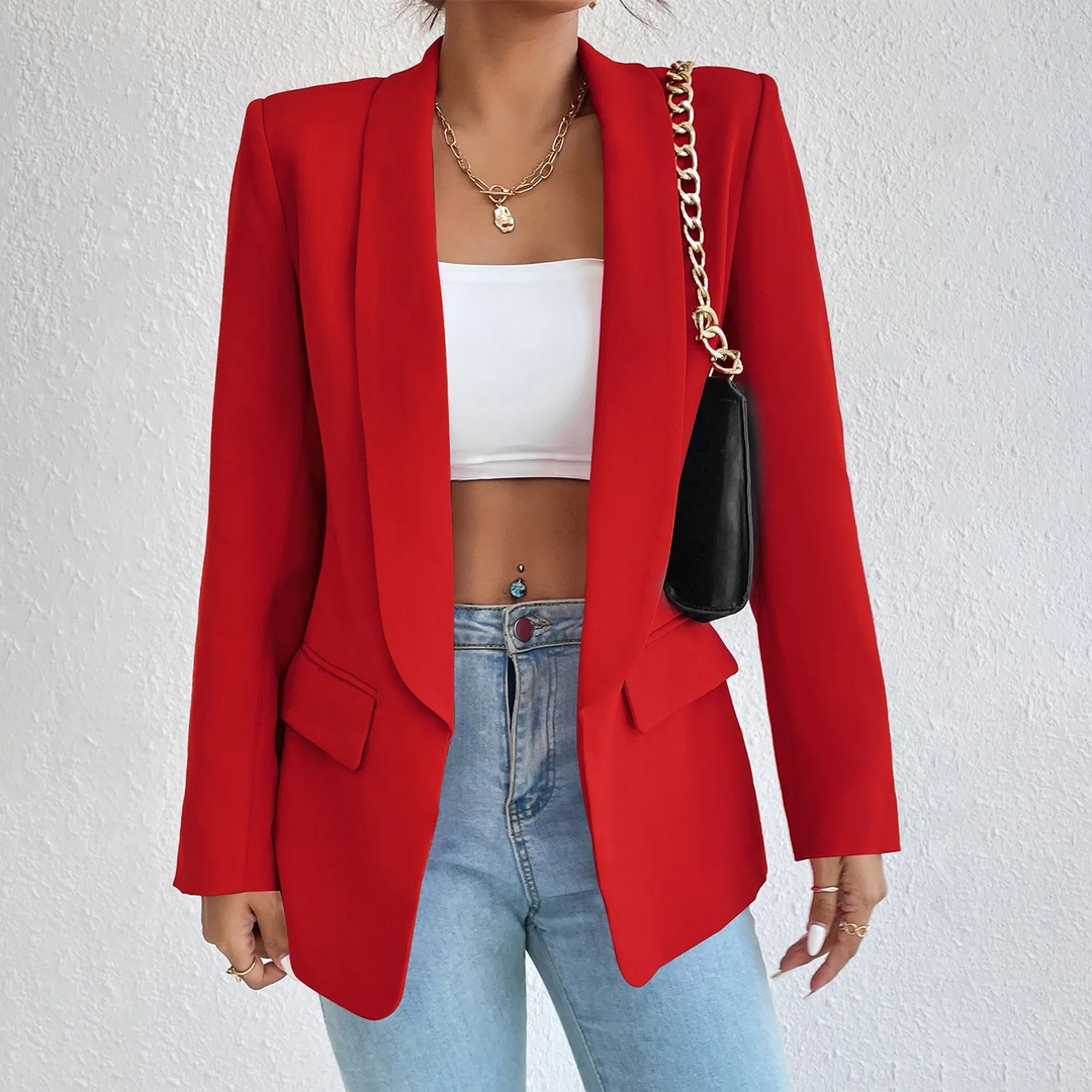 Office women's blazer made of polyester-cotton - Emma