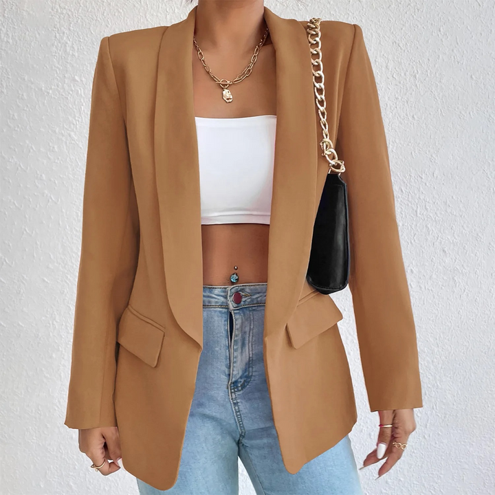 Office women's blazer made of polyester-cotton - Emma