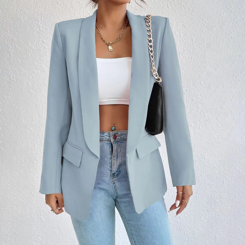 Office women's blazer made of polyester-cotton - Emma