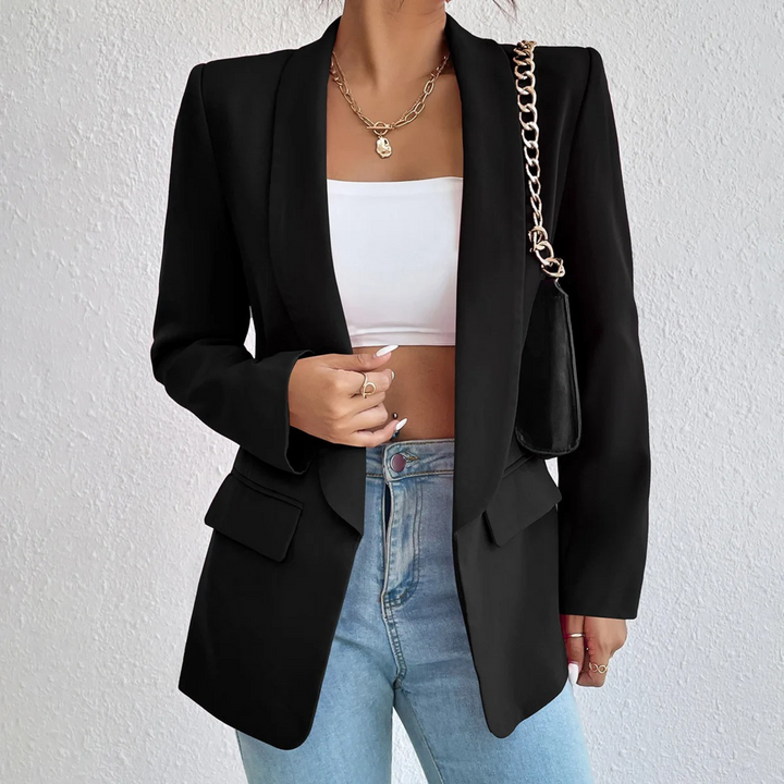 Office women's blazer made of polyester-cotton - Emma