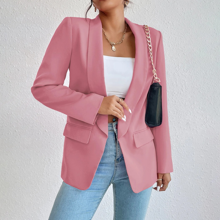 Office women's blazer made of polyester-cotton - Emma
