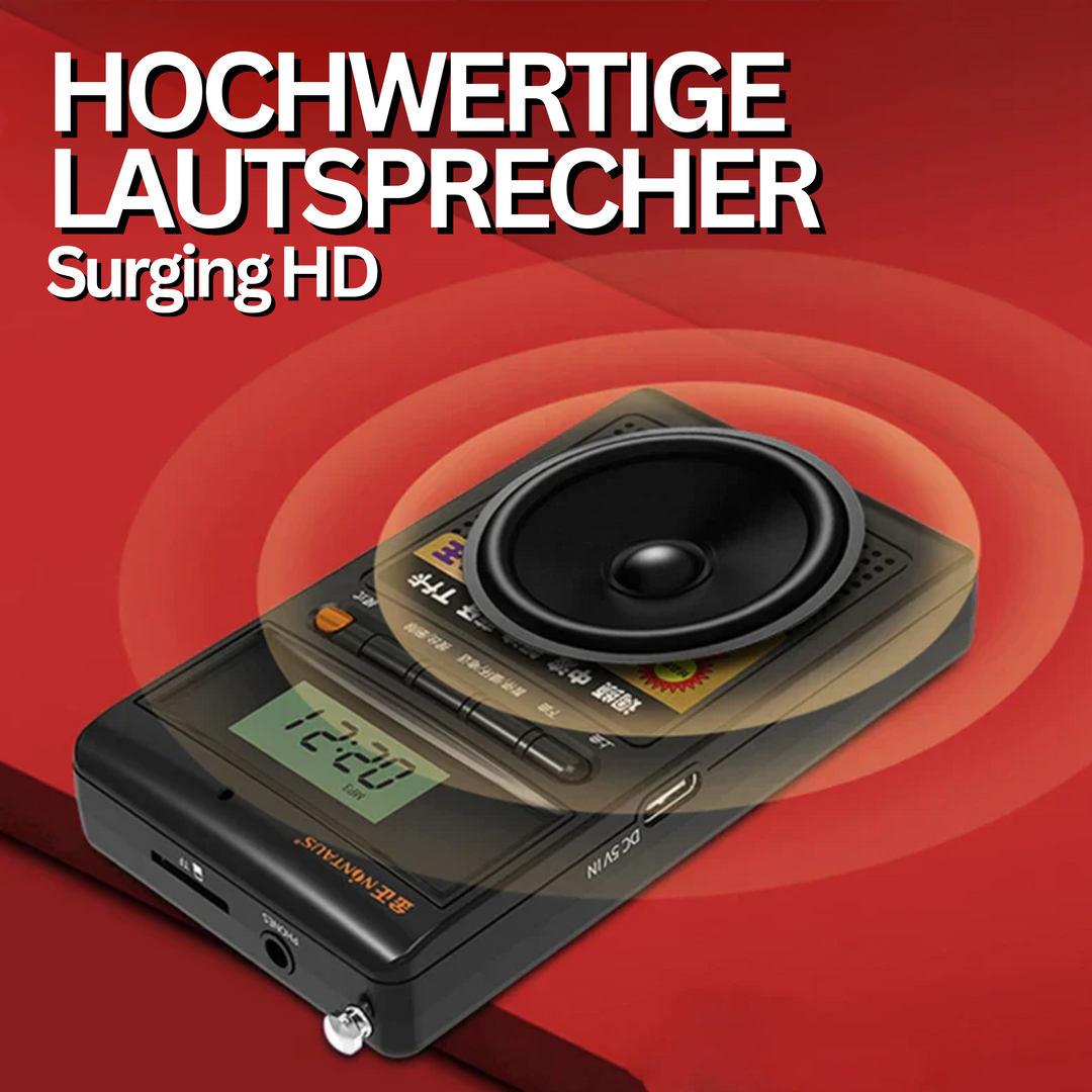 Bærbar Bluetooth-radio og MP3-spiller - SoundPocket Mini