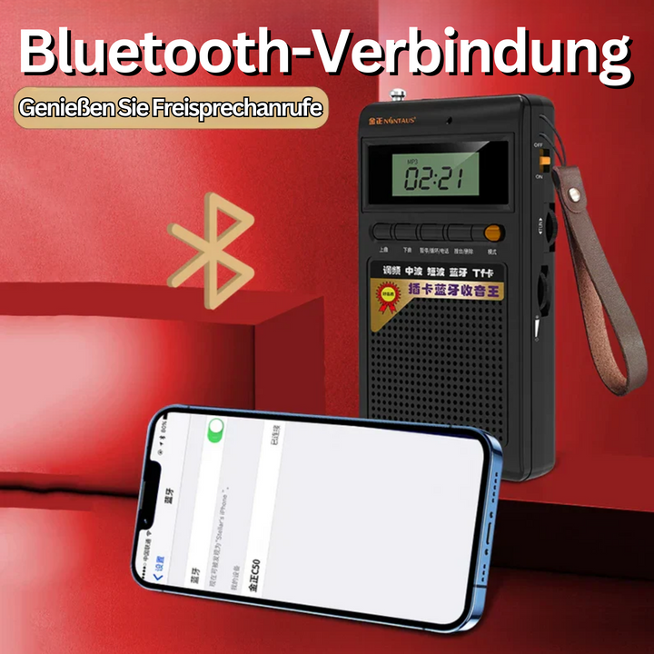 Bærbar Bluetooth-radio og MP3-spiller - SoundPocket Mini