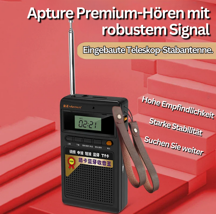 Bærbar Bluetooth-radio og MP3-spiller - SoundPocket Mini