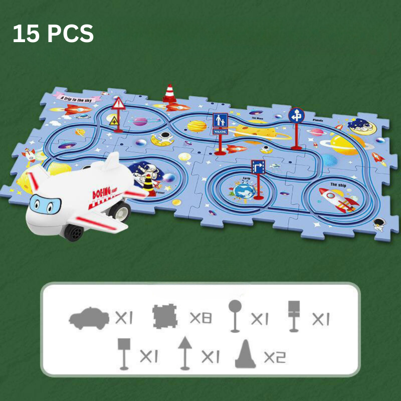 Problem-Solving Children's Puzzle - RacePuzzle