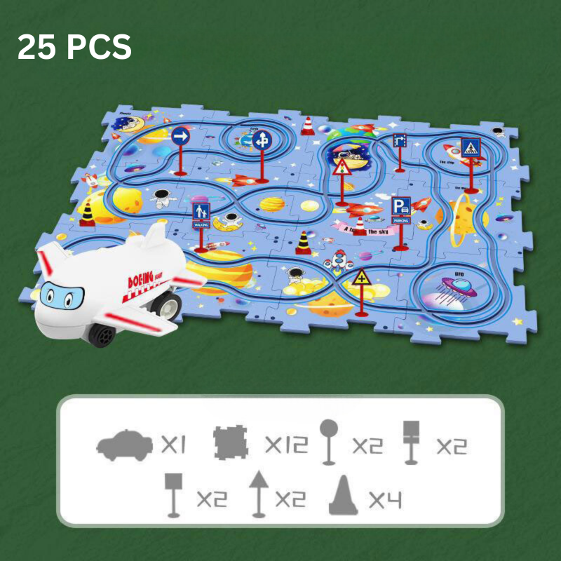 Problem-Solving Children's Puzzle - RacePuzzle