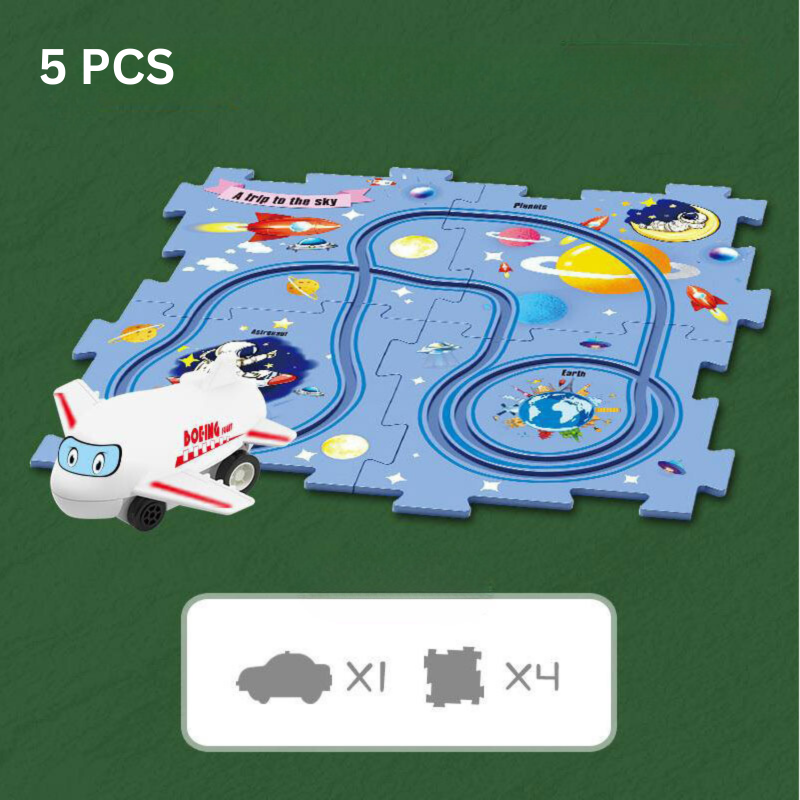 Problem-Solving Children's Puzzle - RacePuzzle