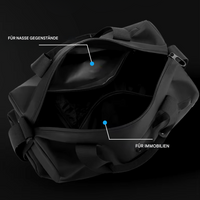 Bolsa deportiva impermeable con compartimento para zapatos – FlexBag Pro