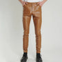 Skinny Fit Elastische Lederhose für Herren - Lars